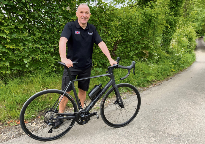 Mark wheels out a solution to get more of us in the saddle Mark Searles road bike-1