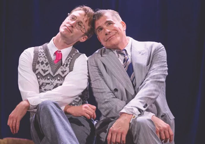 Hugo Bolton and Bryan Batt in Here Comes J Edgar photo Mark Douet